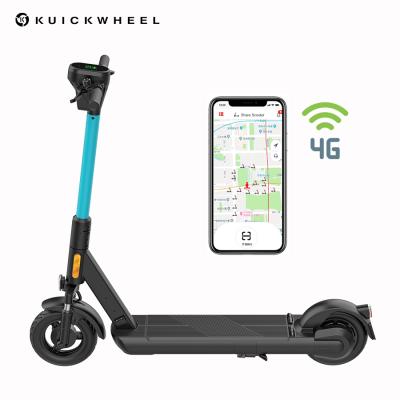 China Kuickwheel Factory NEW Unisex Rental/Share Electric Scooters With 4G IoT Switchable Battery IPX7 Waterproof for sale