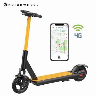 China Kuickwheel 2021 Unisex Share/Rent Dockless Electric Kick Scooters With 4G IoT APP Switchable Battery for sale