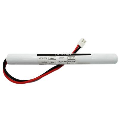 China Fluchtweg-Licht-Batterie-Ersatz NiCd-Batterie AA600mah 3.6v zu verkaufen