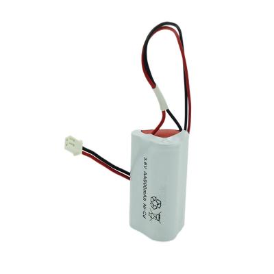 China Emergency Lighting NiCd Battery 3.6V Expected Life 5 Years AA900mAh zu verkaufen