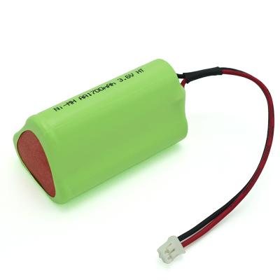 China OEM PVC 3.6V Ni-Mh AA1700mAh High Temperature oplaadbare batterij Te koop