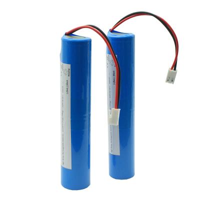 Chine Piles de lumière d'urgence en PVC à double paquetage LiFePO4 6.6ah 6.4V IFR26650*4 Cellules longue durée de vie de la batterie Durée du cycle à vendre