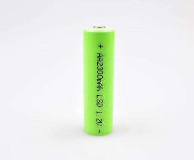 Κίνα Υψηλής θερμοκρασίας κύτταρο AA 2300mAh 1.2V μπαταριών Νι Mh 3,6 Β για το φωτισμό έκτακτης ανάγκης προς πώληση