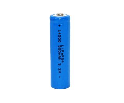 Китай Батарея перезаряжаемые IFR 14500 3.2V 500mAh запасного освещения 12V LiFePO4 продается