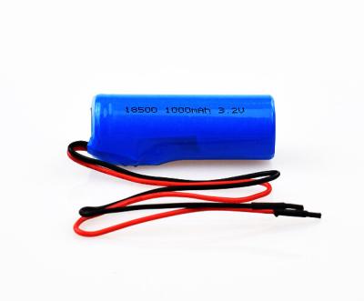 China Lifepo4 het Tekenbatterij 18500 3.2V 1000mAh van de Lithiumnooduitgang Te koop