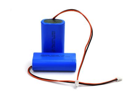 China Batería de litio de la luz de emergencia de ICR 18650 2000mAh 7,4 V favorable al medio ambiente en venta