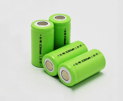 China Van de de Uitgangs Lichte Batterij van Ni MH het Paksc3000mah 1.2V HT Cellen 4 Jaar het Levens Te koop