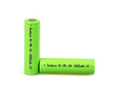 China Batería del alumbrado de seguridad | Ni-MH AA 1600mAh 1.2V | Vida de servicio larga en venta