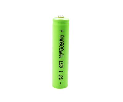 China Célula de batería del Ni Mh del AAA 800mAh 1.2V para los alumbrados de seguridad en venta