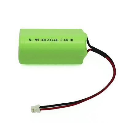 China Notbeleuchtung 3,6 v-Ni Mh Akkus der Batterie-Zellenaa 1700mAh zu verkaufen