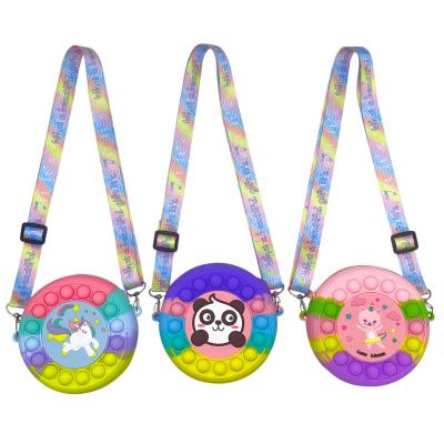 China Fashion Universal Storage Bags Cartoon Pop Bubble Coin Shoulder Bag for sale