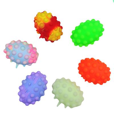 China Popular Quick Selling 27 Silicone Decompression Toys Rugby Decompression Toys Instant Decompression Children's Educational Toy Unicorn for sale