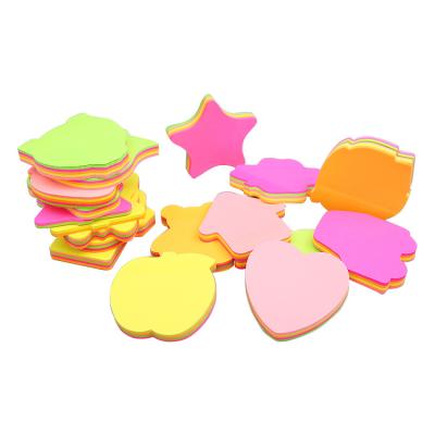 China Self Adhesive Cheap Custom 3x3inch Different Shapes For Making Sticky Notes for sale