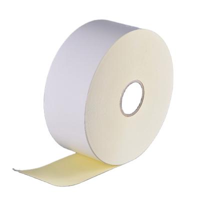 China Printing Clear High Quality Semi-finished Self Adhesive Cast Coated Paper Jumbo Rolls for sale