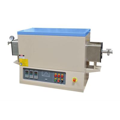 China 1700C Alta temperatura 3 zonas laboratorio CVD horno de tubo de vacío con tubo de aluminio OD60mm en venta