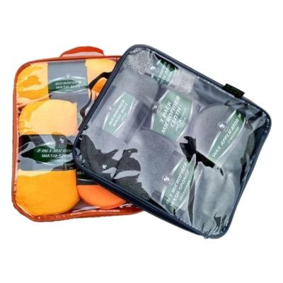 China 2022 Portable Polyester And Nylon 5 Pcs Care Set New Style Car Wash Kit / Microfiber Set / Car Wash Cleaning Tool Kit for sale