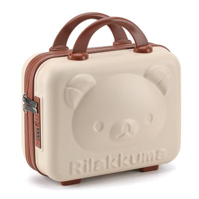 China 14 Inch Factory Direct ABS Mini Cartoon Bear Password Cute Box Children's Gift Suitcase Luggage Set for sale