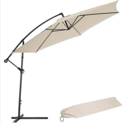 China Modern 3.5m All Steel Hanging Umbrella 6 Frames Folding Umbrella for sale