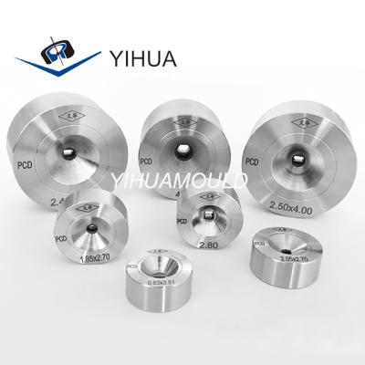 China For Life Triangle Rectangle Metal Wire Drawing Machine Work PCD Diamond Dies Mold For Square Along Ellipse Shaped Precision Stainless Aluminum Copper Wire for sale