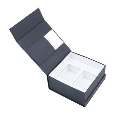 China China Recyclable Custom Luxury Book Shaped Rigid Paper Box Packaging Magnetic Gift Boxes With EVA Foam Insert for sale