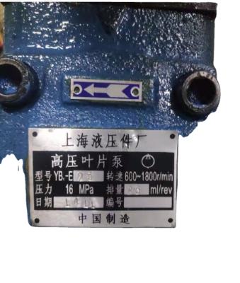 China Original machinery Vane Pump YB1-E25 YB1-E10 YB1-E16 YB1-E32 YB1-E40 YB1-E50 YB1-E63 YB1-E100 Shanghai hydraulic components facotory stock for sale