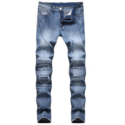 China Black Polo Print Cotton Blue Jeans Sublimation Men's Casual Denim Jeans QUICK DRY quantity for sale