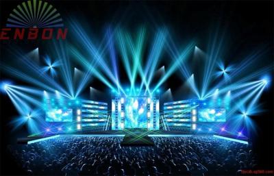 China Stage backdrop Mobile LED Display Curtain 960mm × 960mm with Dbstar control system for sale