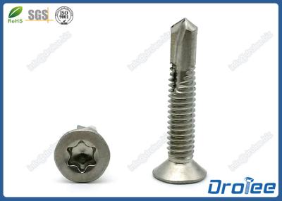 China Uno mismo Torx inoxidable de la cabeza del plano de acero que perfora el punto del tornillo #3 de Tek en venta