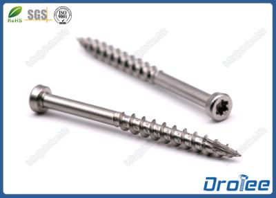 China 18-8/304/410 tornillos Torx del Decking del acero inoxidable, cabeza del casquillo del perfil bajo, tipo 17 en venta