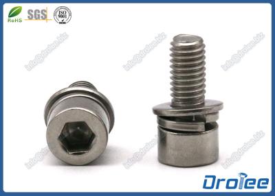 China Stainless Steel 316 Socket Cap SEMS Screws with Double Washers for sale