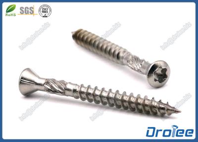 Cina 304/316 di vite Torx di Decking del legname della testa inossidabile di ovale, tipo 17, stinco zigrinato in vendita