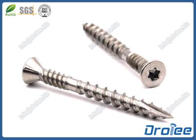 Chine 304/316 vis plate Torx inoxydable de Decking de fil de double de tête d'équilibre, type 17 points à vendre