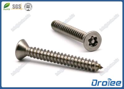 China Tornillos penetrantes resistentes de 304/316 del acero inoxidable pisón Torx de la seguridad en venta