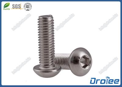 China Tornillo de máquina principal del zócalo 304/A2 ISO 7380 del botón 4m m inoxidable del M3 x en venta