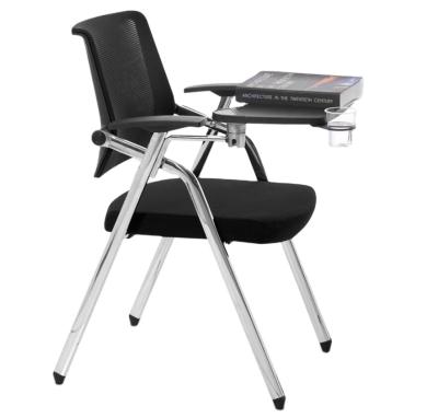 China With Mobile Notebook Conference Training Chair / e-Learning Computer Chair With Wheels Notebook School Student Chair for sale