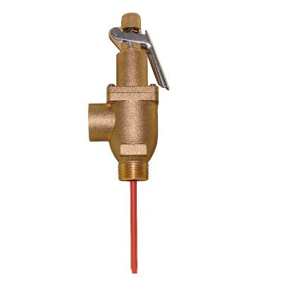 China brass safety valve for solar water heater DN15 DN20 for sale