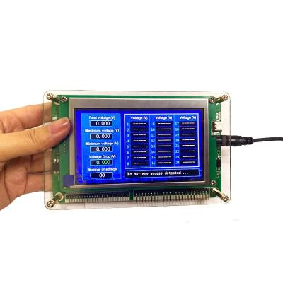 China Heltec 24S PCB lithium battery voltage tester display show the real-time balance condition for Lifepo4 lithium battery pack for sale