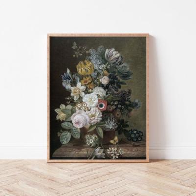 China From Painting Still Life Classic Floral Wall Art Canvas Paintings Print For Living Room Home Decoration for sale