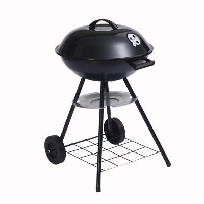 China Outdoor Garden BBQ Heat Resistant Metal Firepit Fire Pit Charcoal Grill Kettle BBQ Portable Small Easily Assembled BBQ Charcoal Grill for sale