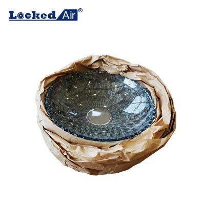 China Alloy Lockedwave LW-F1 Paper Vacuum Fill Machine 100% Recycled Kraft Paper Cushion Pad Machine 72m/min Full Automatic for sale