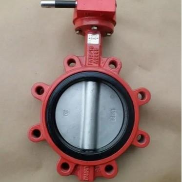 China Low Temperature Media Butterfly Valve with Ductile Iron Structure and Stainless Steel Rod for sale