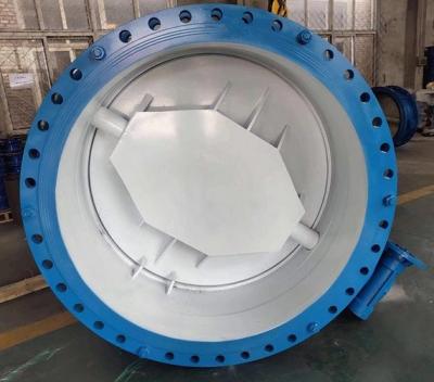 China Complete Certificate Butterfly Valves DIN BS JIS Flange DI CI WCB Body Double Flange for sale