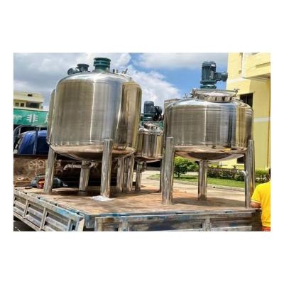 China Customized Water Carbon Gas Pressure Storage Steel Mixing Tank for Manufacturing Plant for sale