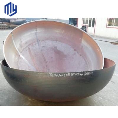 China Hexagon/Round Head Code Stainless Steel Dish Head 800*3mm for Pressure Vessel End Cap for sale