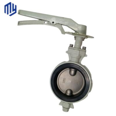 China Medium Temperature Aluminum Handwheel Butterfly Valve with Diaphragm Structure Design for sale