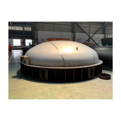 China Large Carbon Steel Hemispherical Dished Head for Customized Water Tank and Pipe Fitting for sale