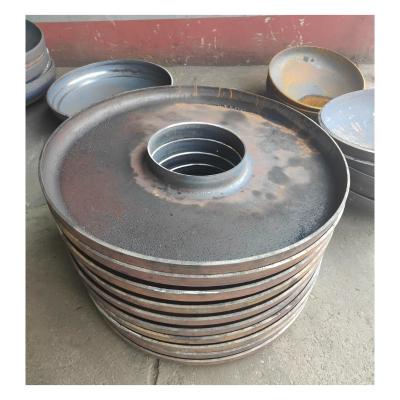 China Pressure Vessel Heads High Pressure Carbon Steel Flat Head for Welding Connection for sale