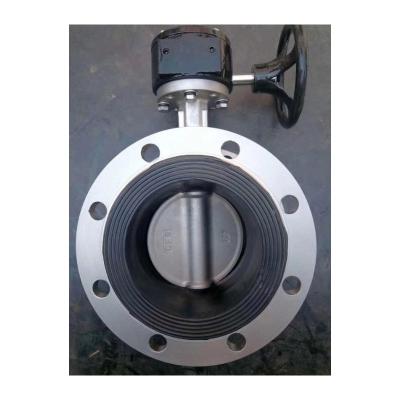 China Pneumatic 10 Inch Butterfly Valve with Worm Gear and Pin Type Temperature Adjustment for sale