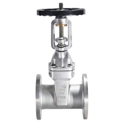 China DN150 6 Inch ANSI Class 150 CF8M Stainless Steel Rising Stem Handwheel Flange Gate Valve for sale