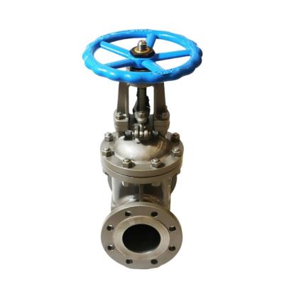 China Y-type DN80 PN16 Carbon Steel Industrial Rising Stem Flange Gate Valve met buisbehang Te koop